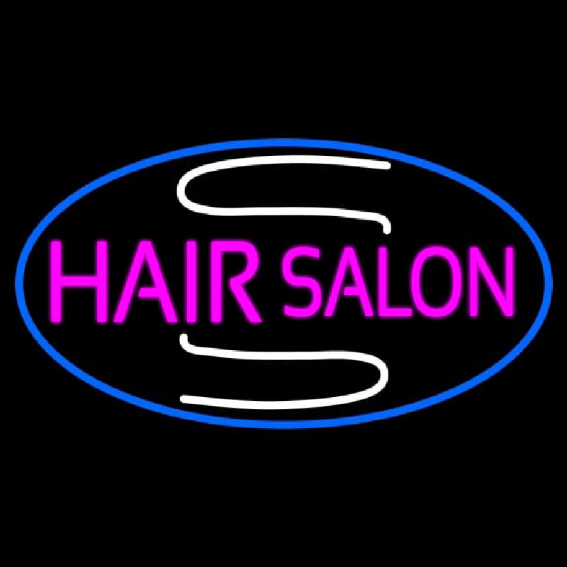Pink Hair Salon Enseigne Néon