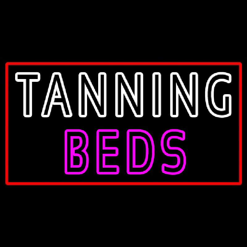 Tanning Beds Enseigne Néon