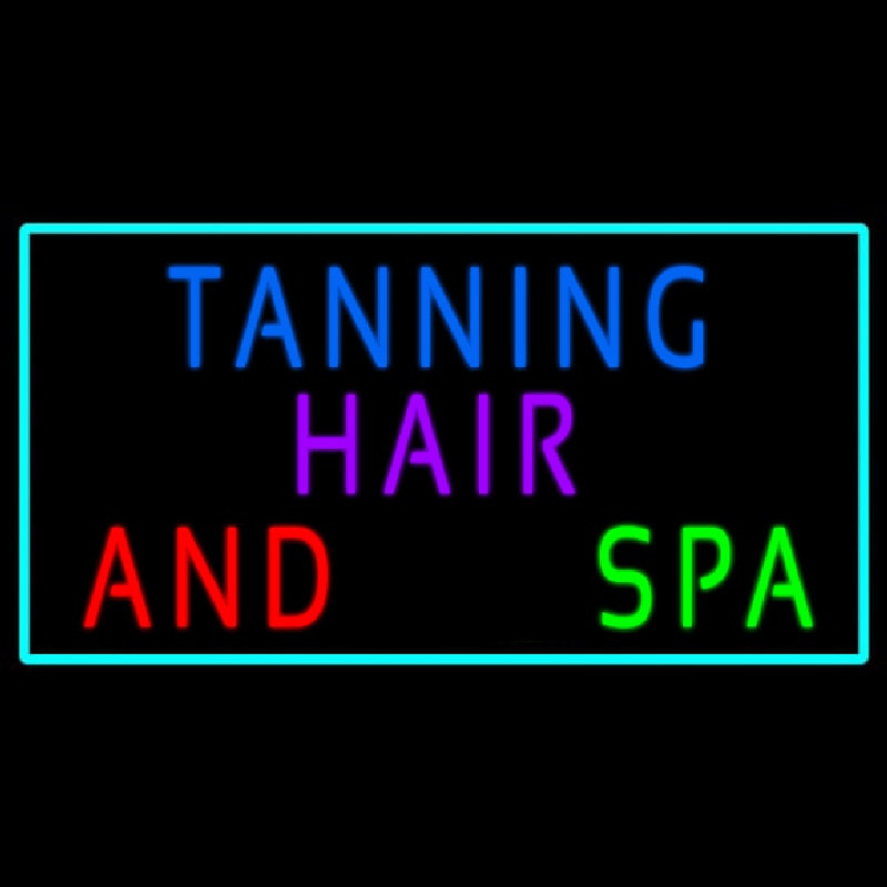 Tanning Hair And Spa Enseigne Néon