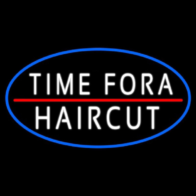 Time For A Haircut Enseigne Néon