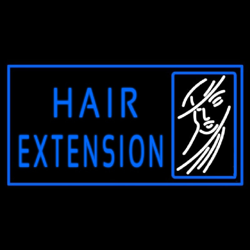 Blue Hair E tension Enseigne Néon