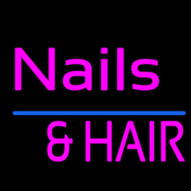 Nails And Hair Enseigne Néon