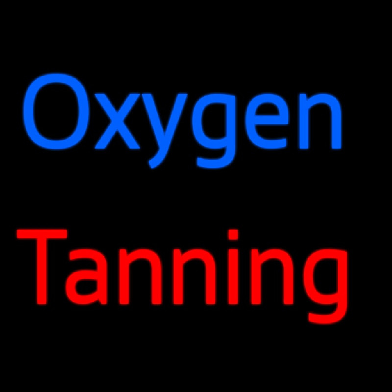 O ygen Tanning Enseigne Néon