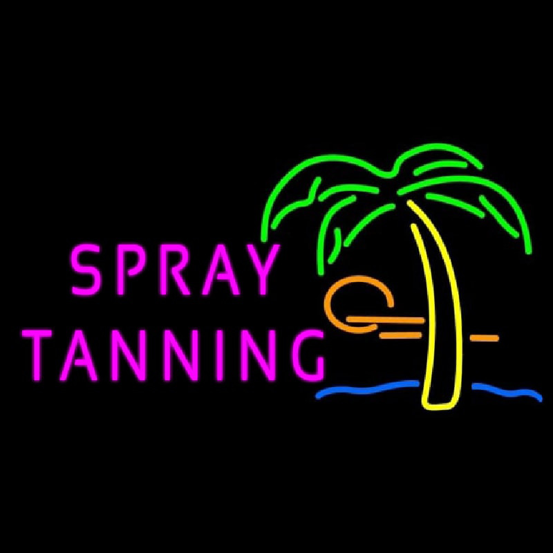 Spray Tanning Enseigne Néon