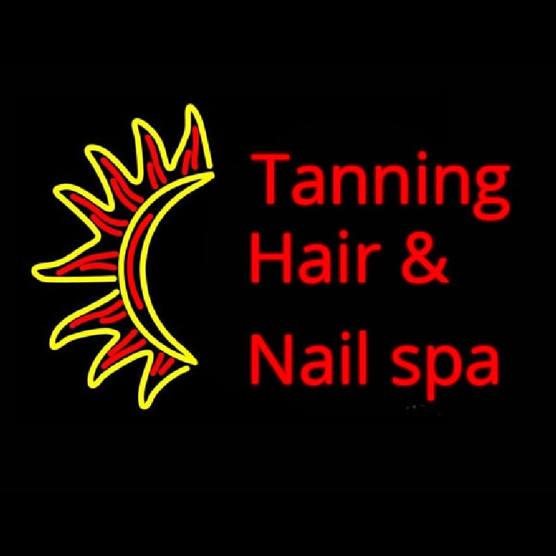 Tanning Hair And Spa Enseigne Néon