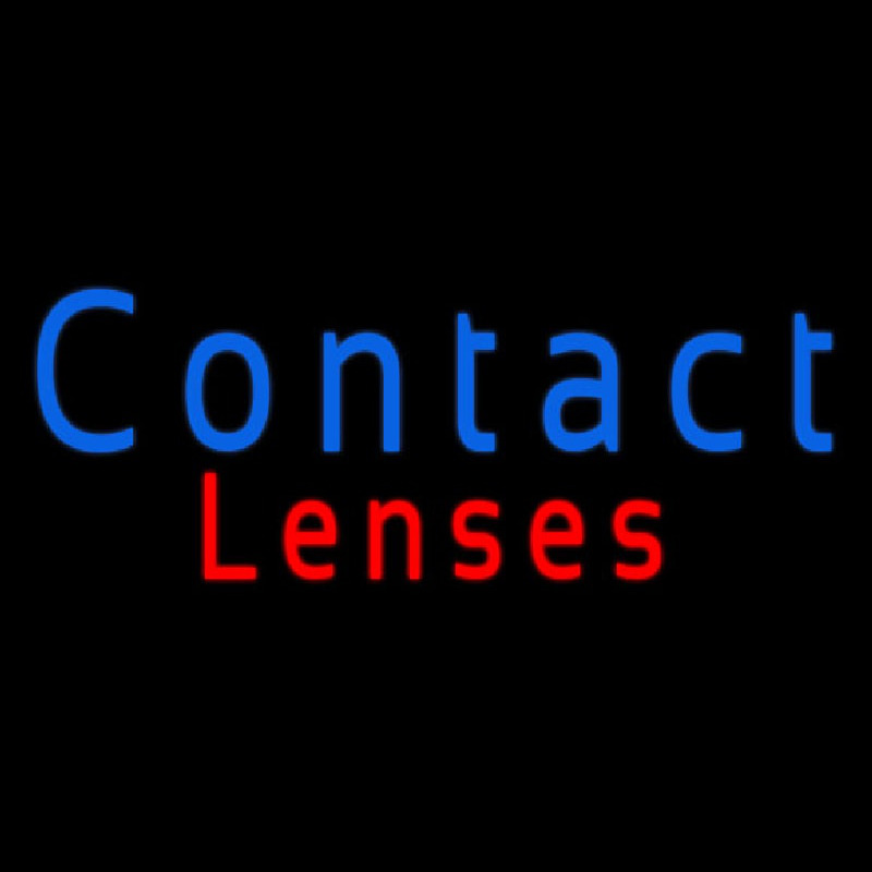 Contact Lenses Enseigne Néon