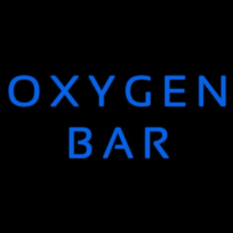 Blue O ygen Bar Enseigne Néon