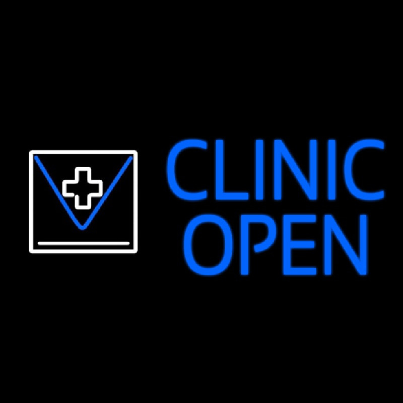 Clinic Open Enseigne Néon