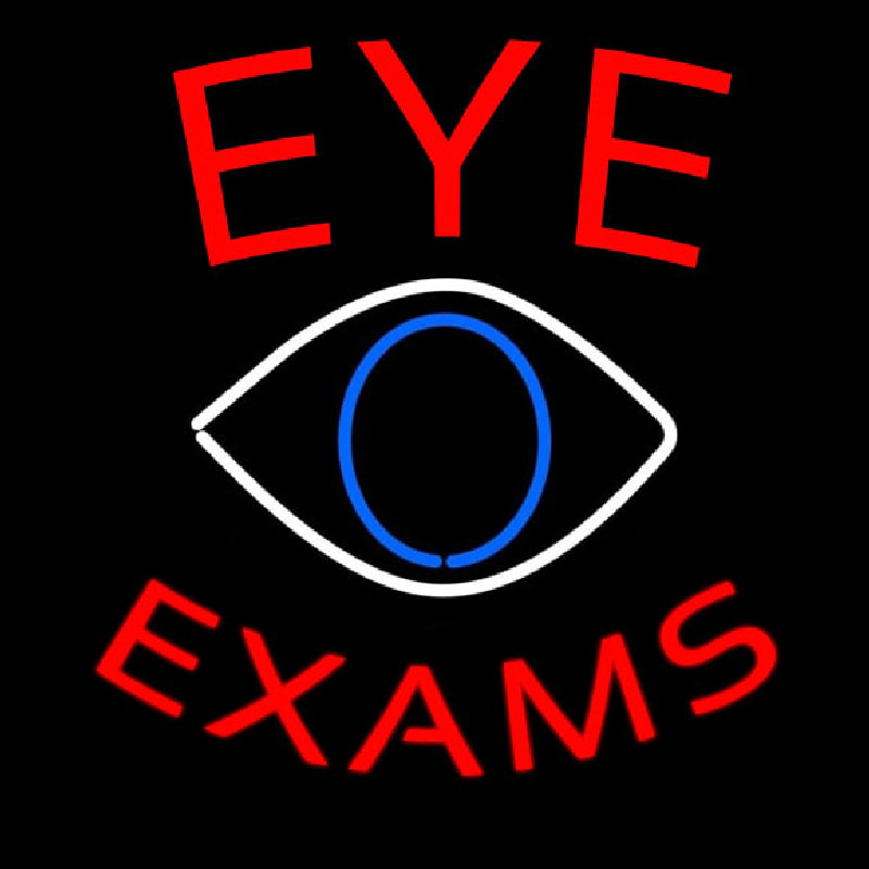 Eye E ams With Eye Logo Enseigne Néon