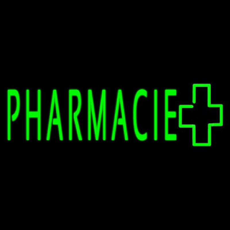 Green Pharmacie Logo Enseigne Néon