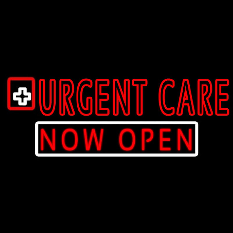 Double Stroke Urgent Care Now Open Enseigne Néon