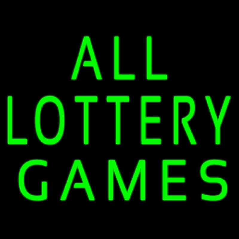 All Lottery Games Enseigne Néon