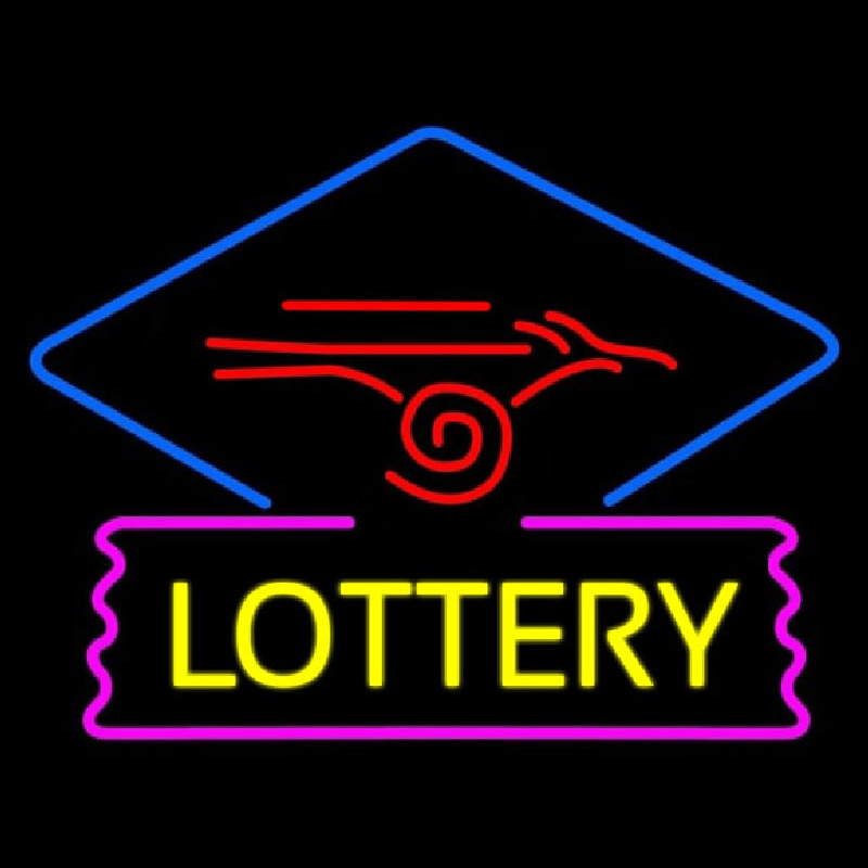 Lottery Logo Enseigne Néon