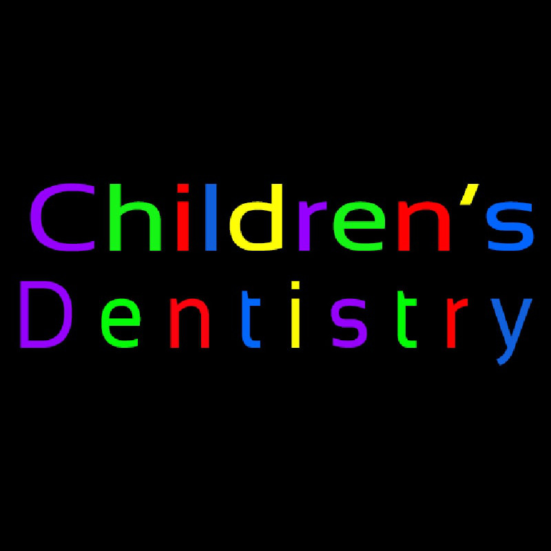 Childrens Dentistry Enseigne Néon