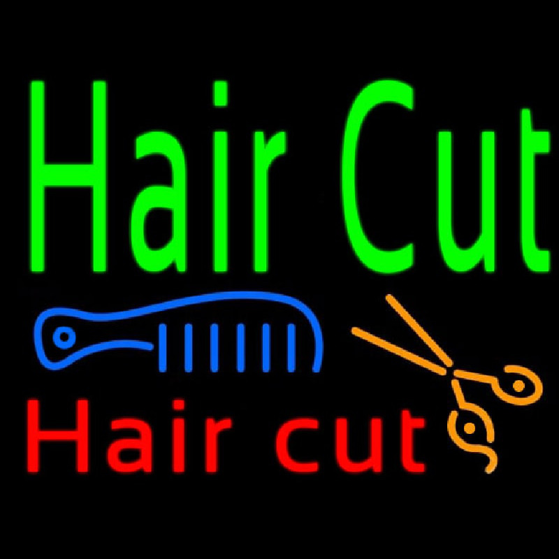 Hair Cut Enseigne Néon