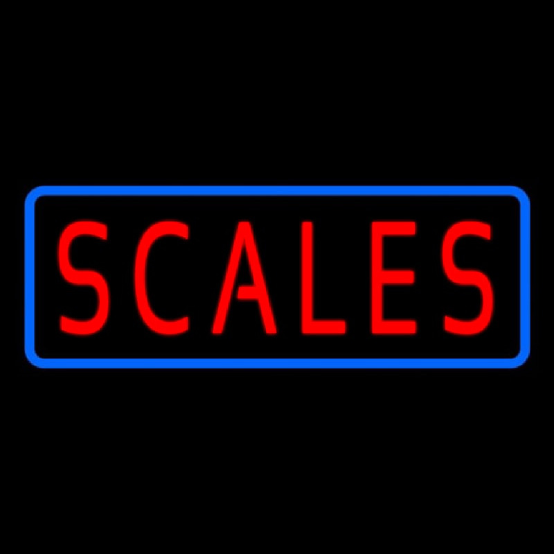 Scales Enseigne Néon