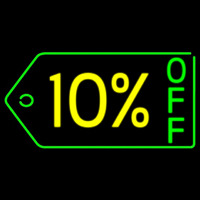 10 Percent Off Enseigne Néon