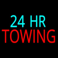 24 Hour Towing Enseigne Néon