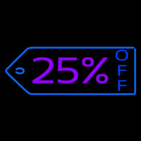 25 Percent Off Enseigne Néon