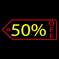 50 Percent Off Enseigne Néon