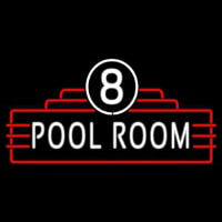 8 Pool Room Enseigne Néon