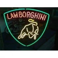 AUTO CAR LOGO Lamborghini Enseigne Néon