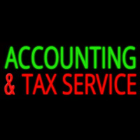 Accounting And Ta  Service Enseigne Néon