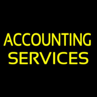 Accounting Service 3 Enseigne Néon