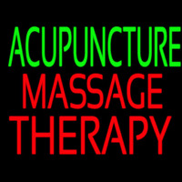 Acupuncture Massage Therapy Enseigne Néon