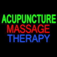 Acupuncture Massage Therapy Enseigne Néon