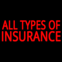 All Types Insurance Enseigne Néon