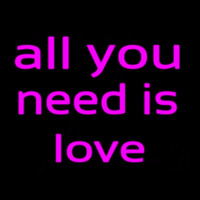All You Need Is Love Enseigne Néon