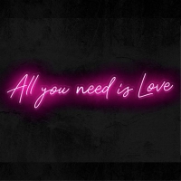 All you need is love Enseigne Néon