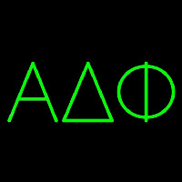Alpha Delta Phi Enseigne Néon