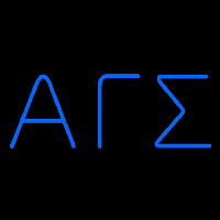 Alpha Gamma Sigma Enseigne Néon