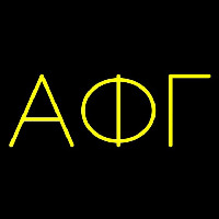 Alpha Phi Gamma Sorority Enseigne Néon