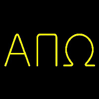Alpha Pi Omega Enseigne Néon