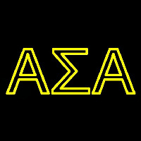 Alpha Sigma Alpha Enseigne Néon