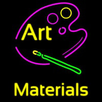 Art Materials Enseigne Néon