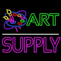 Art Supply With Logo 1 Enseigne Néon
