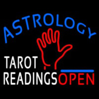 Astrology Tarot Readings Open Enseigne Néon