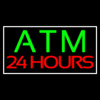 Atm 24 Hrs 2 Enseigne Néon