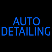 Auto Detailing Blue Enseigne Néon