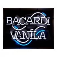 BACARDI VANILA LOGO Enseigne Néon