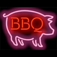 BBQ PIG Enseigne Néon
