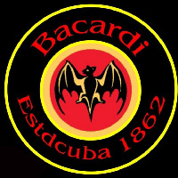 Bacardi Estdcuba 1862 24x24 Rum Sign Enseigne Néon