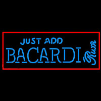 Bacardi Just Add Rum Sign Enseigne Néon