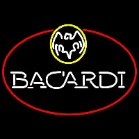 Bacardi Oval Rum Sign Enseigne Néon