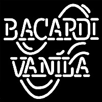 Bacardi Vanila Rum Sign Enseigne Néon