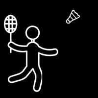 Badminton Player Enseigne Néon